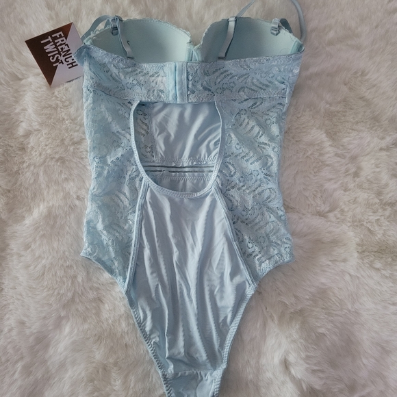 FRENCH TWIST BRAND NEW BUSTIER BODYSUIT SIZE M - Picture 7 of 8